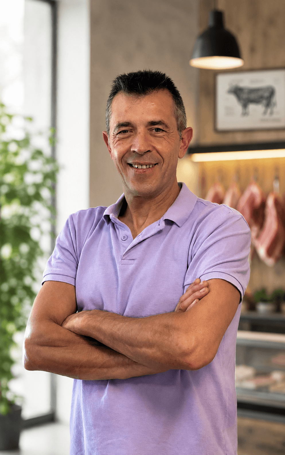 El propietario de Carnicería El Mercadito